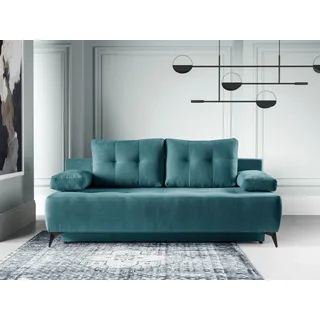 WERK2 Schlafsofa »Oakland«, 2-Sitzer Sofa & Schlafcouch, blau