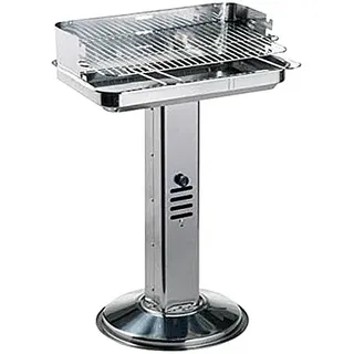 GRILL Edelstahl-Säule?ngrill BBQ Holzkohle Standgrill