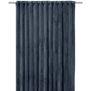 Svanefors Fertigvorhang , Dunkelblau , Textil , 135x280 cm , Heimtextilien, Vorhänge, Fertigvorhänge, Verdunkelungsvorhänge