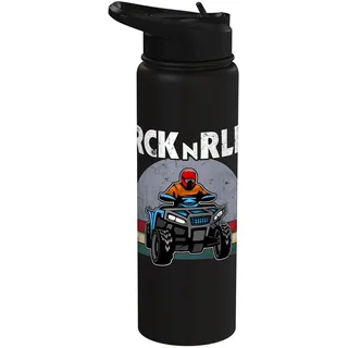 Quad Quadbike Fahrer Quadbiker Rocker Quad Stainless Steel Insulated Water Bottle