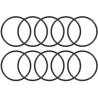 sourcing map 10 Stück Dichtung O Ringe 49mm AD 45mm ID 2mm Breite Nitrilkautschuk Metrische Dichtungsringe Gummi Unterlegscheiben für Wasserhahn Druckleitungen Öl Säure Beständig Schlauch