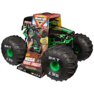 Monster Jam, offizieller Ferngesteuerter Gelände-Monster Truck Mega Grave Digger, über 60cm hoch, im Maßstab 1:6, Kinderspielzeug für Jungen und Mädchen