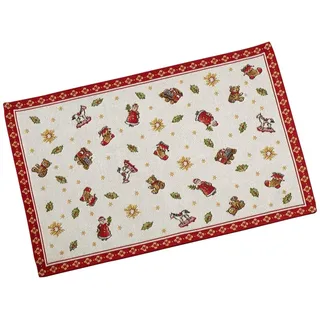 Villeroy & Boch Toy's Delight Gobelin Tischset, Platzdeckchen Weihnachten, Weihnachtsdekoration, Baumwolle,Polyester