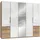 Drehtürenschrank Level by fresh to go 250 x 216 x 58 cm Braun/Weiß