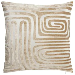 Kissenhülle , Braun , Textil , Ornament , 45x45 cm , Heimtextilien, Bezüge, Kissenbezüge