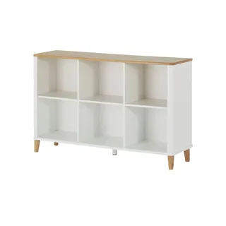 Paidi Kinderregal LOTTE & FYNN 142 cm Eiche massiv weiß