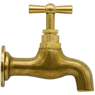 L'ARTISTICA F.LLI PERINCIOLI | Wasserhahn Anschluss 1/2" M, Wasserhahn aus Messing für Säulen- oder Wandbrunnen, 85 x 75 mm