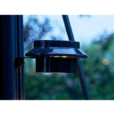 Bild LED Solar Lampe Schwarz für Gewächshäuser