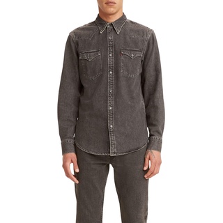 Levi's Herren Barstow Western Standard Hemd,Black Washed,XL