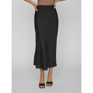 VILA "VIELLETTE HW LONG Skirt/Su - NOOS", (14084182-4148491) black