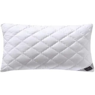 Billerbeck Kopfpolster , Weiß , Textil , Füllung: Faserbällchen , 40x80 cm , Made in Germany , für Hausstauballergiker geeignet, temperaturausgleichend, feuchtigkeitsregulierend, weich und anschmiegsam, pflegeleicht, für alle Schlafpositionen geeignet, hygienisch , Heimtextilien, Kopfpolster & Bettdecken, Kopfkissen, Kopfpolster