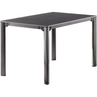 Sieger Gartentisch Sieger Vivodur Ausziehtisch 120 x 80 x 74 cm eisengrau