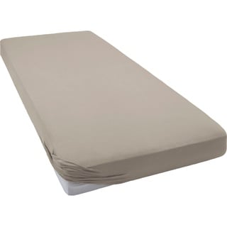 Melone Mako-Jersey 180 x 200 - 200 x 200 cm taupe