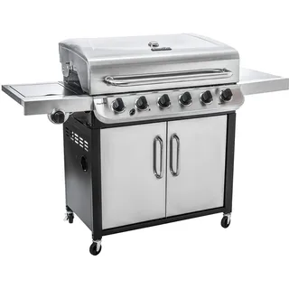 Char-Broil Convective 640 S XL - 6 Brenner Gasgrill mit Seitenbrenner, Edelstahl