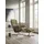 Relaxsessel Mayfair Mikrofaser 92 x 103 x 79 cm Braun mit Hocker