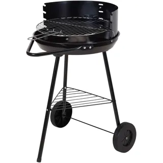 Well Home Holzkohlegrill für Grill, 40 cm, kompakte Größe, robuste Dicke und praktisches Zubehör im Lieferumfang enthalten