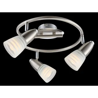 GLOBO Caleb 3 E14 abstrakt silber