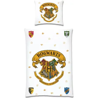 Harry Potter Hogwarts Bettwäsche Linon / Renforcé