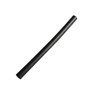 NATURESTAR Cocktail Jumbo Bio-Trinkhalme, Trinkröhrchen aus kompostierbarem PLA (Polylactide), 1 Packung = 500 Stück, 13,5 cm, schwarz