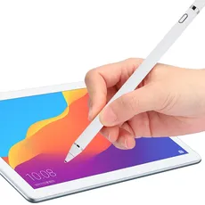 Active Stylus Pen, universeller hochempfindlicher Touchscreen-Stift, für IOS/für Android-Handys/für Android-Tablets/für Windows-Tablets, Capacitive Touch Pen(Weiß)