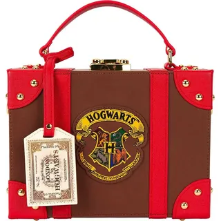 Loungefly Harry Potter Hogwarts Express Luggage Crossbody Bag