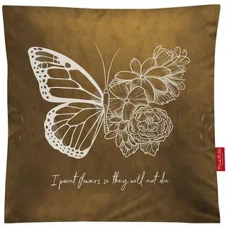 Irisette Dekokissen »Blaze-Set 8958« kuschelig weich, goldfarben