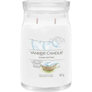 Yankee Candle Clean Cotton Duftkerze 567 g weiß