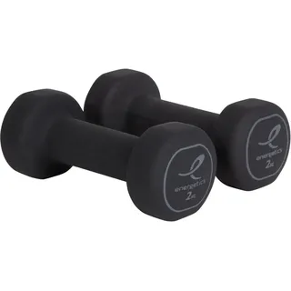 Energetics Hantel Neoprene Dumb. Pairs 2 x 1,0 kg Schwarz/Grau
