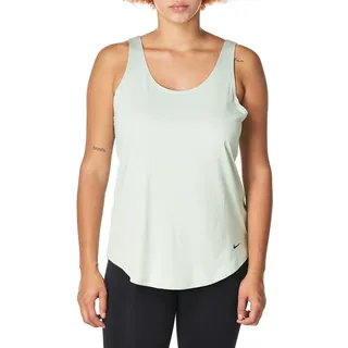 Nike Damen W NK Dry TNK SSNL ESSNTL ELSTK Tank Top, Pistachio Frost/Mystic Navy, XL
