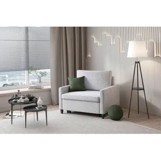 Mid.you Schlafsessel , Beige , Textil , 95x89.5x103.5 cm , Made in Eu , Liegefunktion , Wohnzimmer, Sofas & Couches, Schlafsofas, Schlafsessel