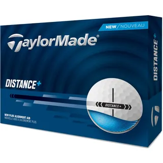 TaylorMade New Distance+ Golfbälle 2025 (Weiß, Einheitsgröße)