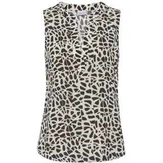 LASCANA LASCANA, Blusentop mit animal-print, und V-Ausschnitt, Blusenshirt, casual, schwarz
