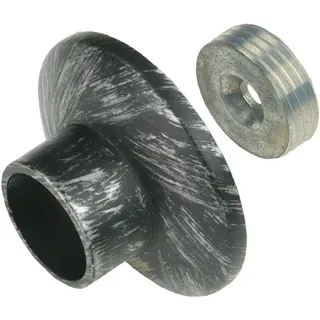 LIEDECO Vorhangstange Esperanca 2-läufig Ø 16 mm 180 cm Schwarz/Silber