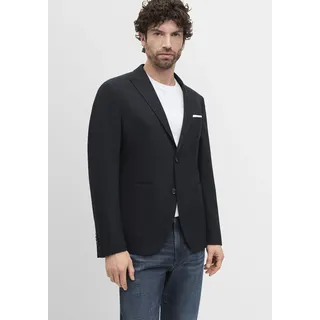 Sakko CINQUE "CIMICHELE", Herren, Gr. 46, blau (dunkelblau), Web, Obermaterial: 65% Polyester, 34% Viskose, 1% Elasthan, unifarben, Basic, mit Knöpfen, Sakkos Sakko