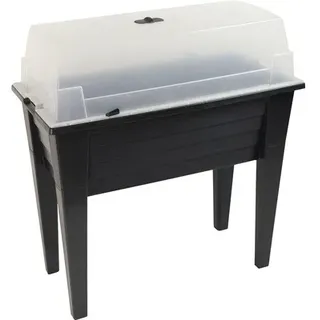 Hochbeet 80x40x86 cm Kunststoff anthrazit