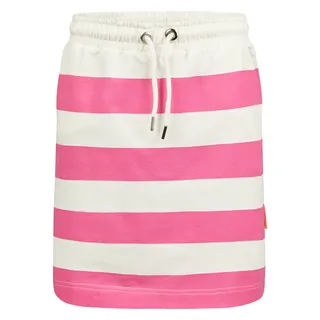 Midirock SALZHAUT "Knielanger Rock (Midi) UTBÜXEN", Damen, Gr. M, rosa (sanftes weiß, blossom), Obermaterial: 92% Baumwolle CO. 8% Elasthan EL., Röcke Midirock