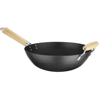 HENDI Wok mit Holzgriff, HENDI, Ø324x565mm