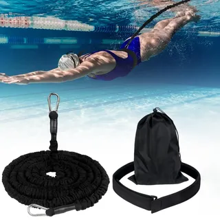 Mineup Schwimmgurt Für Pool, 4-12M Schwimmwiderstand Gürtel, Einstellbare Schwimmtrainer, Schwimmgurt Pool Erwachsene, Schwimmtrainer Gürtel, Schwimmgürtel Für Schwimmingpool