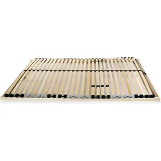vidaXL Lattenrost mit 28 Latten 7 Zonen 140x200 cm - Braun