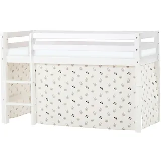 Hoppekids Hochbett ECO Dream 70 x 160 cm Kiefer massiv beige