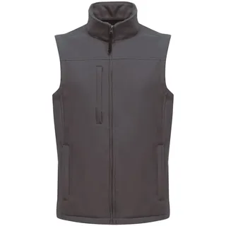 Regatta Professional Softshell-Weste Flux für Herren, Grau, Größe M, wasserabweisend und wärmend