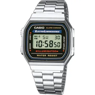 Casio Retro Collection A168WA-1WDF Edelstahl 36 mm