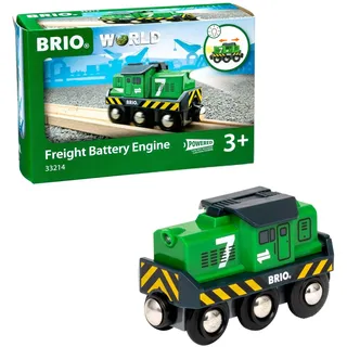 BRIO Batterie-Frachtlok (33214)