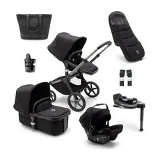 bugaboo Kombikinderwagen Fox 5 Starter Set Graphite/Midnight Black