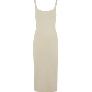 URBAN CLASSICS Kleid Shirtkleid Beige 36