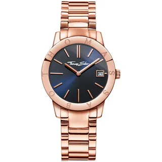 Thomas Sabo Damenuhr roségoldfarben/blau WA0215-265-209 - Gold, Dunkelblau