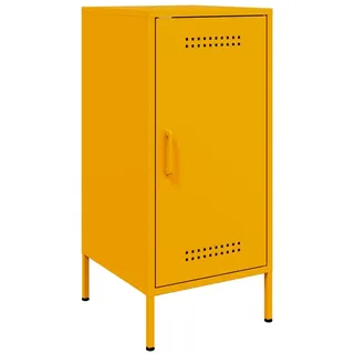 Sideboard Senfgelb 36x39x79 cm Stahl - Gelb