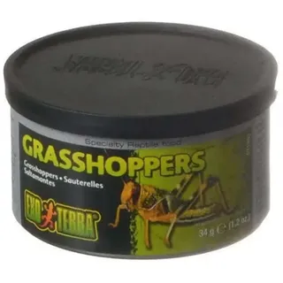 Exo Terra gekochte Grashüpfer aus der Dose, Einzelfuttermittel für Reptilien, 34g