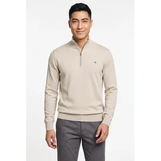 Gant "CLASSIC COTTON HALF ZIP" Regular fit mit Troyerkragen