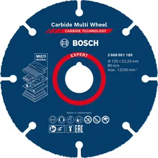 Bild von Professional Expert Carbide Multi Wheel Trennscheibe 125mm, 1er-Pack (2608901189)